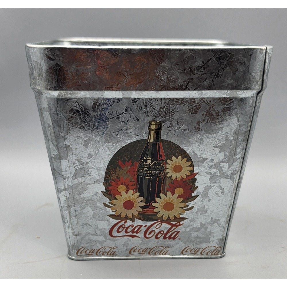 Coca-Cola US Marine Corps USMC Metal Tin Box Coke Military Collectible Decor
